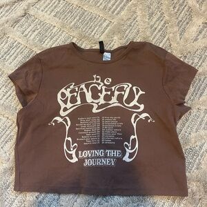 Brown baby tee